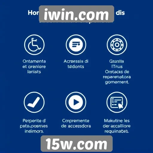 Recursos de acessibilidade em iwin.com