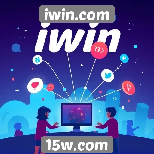 Impacto das redes sociais na popularidade de iwin.com